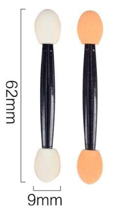 Luxxii 23 Pack Eyeshadow Applicator Brush Sponge Tipped Makeup Tool Dual Sides Eyeshadow Applicator Brush Comestic for L
