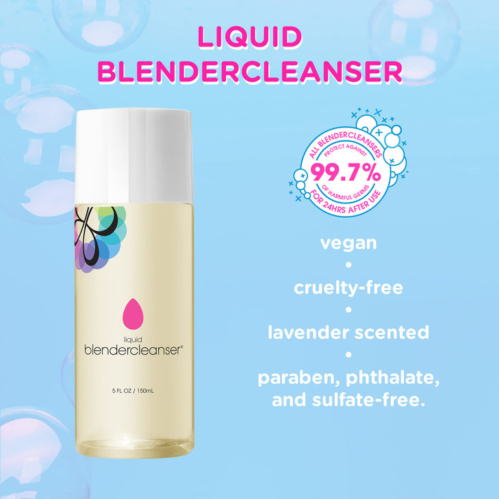 Beautyblender Blendercleanser Tool Wash Lavender Purifying Liquid Soap Sponge Brush Makeup Tool Cleanser LavenderScented