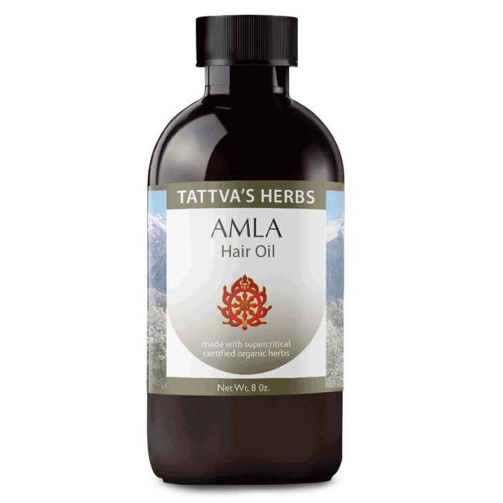 Tattvas Herbs Amla Oil Amla Hair Oil for Hair Growth Scalp Treatment Cold Pressed Unrefined Indian Hair Oil Alma Oil for
