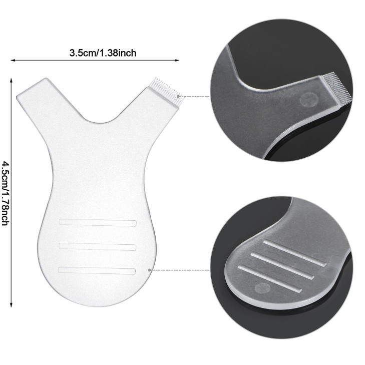 Yaomiao 30 Pcs Y Lash Lift Tool Y Shape Lash Lift Brush Silicone Eyelash Separator Tool Perm Brush for Eyelash Extension