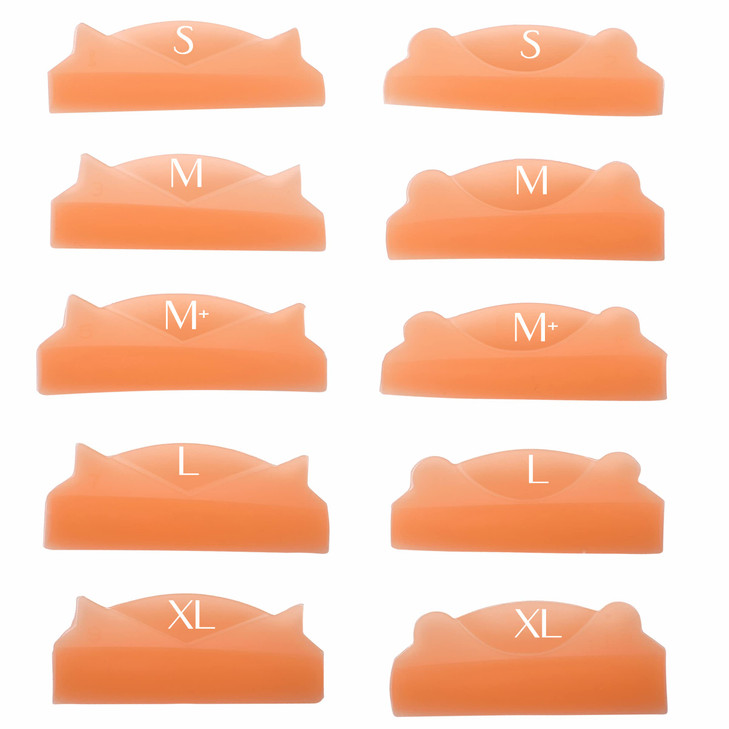 Lash Lift Pad Eyelash Lift Shield 5 Sizes Perm Rod DIY Lash Lifting at Home Softer Perming Curlers Fit Eyes Reusable Sil