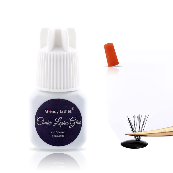 Lash Cluster Glue for Eyelash Extension Supply to Lash lover Artists 23 Sec Fast Drying Retention 35 Days Wendy BP01