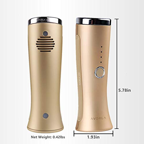 AVORLA I Red Light Infrared Therapy Facial Wand I atHome Skin Care Device Anti Wrinkle Facial Massager Gold