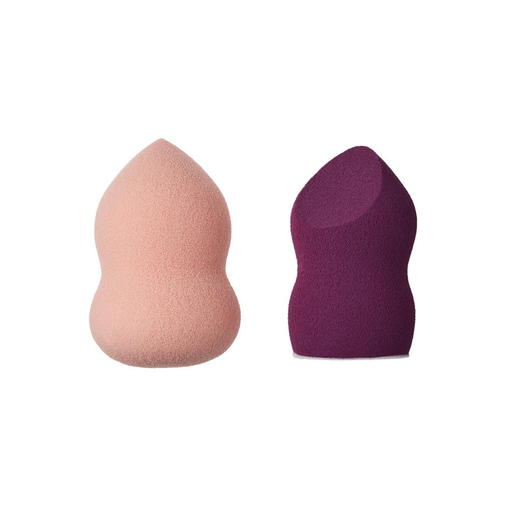 elf Blending Highlighting Sponge Duo MultiSided Makeup Sponges To Easily Blend Sculpt Highlight Conceal Vegan CrueltyFre