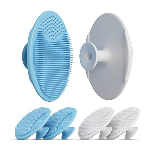 Truly Clear Exfoliate Pads Foodgrade Silicone Facial Scrubber Gentle Exfoliator for Sensitive Skin Cleansing Brush Soft