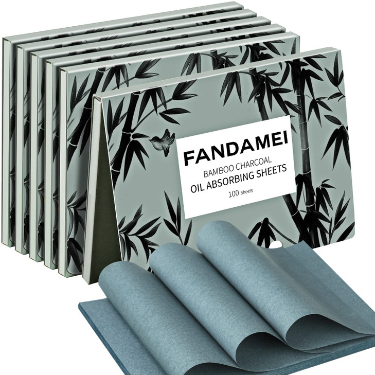 FANDAMEI 600 Counts Oil Blotting Sheets For Face Blotting Paper for Oily Skin Oil Control Film Oil Absorbing Sheets For