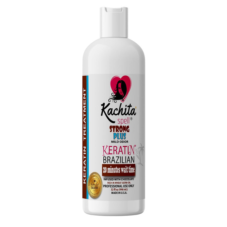 Kachita Spell NEW Brazilian Keratin Treatment Chocolate 32 fl oz Brazilian Hair Straightening Made in USA