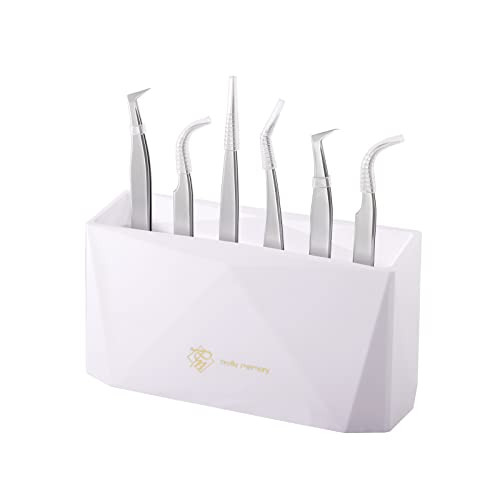 Pretty memory Lash Extension Supplies Tweezer Holder 6 PCS Tweezers Shelf Holder Eyelash Extension Supplies Display Orga
