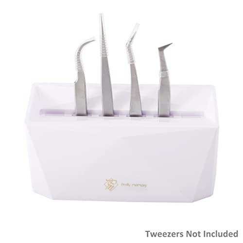 Pretty memory Lash Extension Supplies Tweezer Holder 6 PCS Tweezers Shelf Holder Eyelash Extension Supplies Display Orga