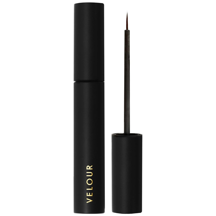 Velour Strong Eyelash Glue Super Hold Vegan Lash Glue Brush on Applicator Premium LatexFree Eye Lash Glue for Strip Eyel