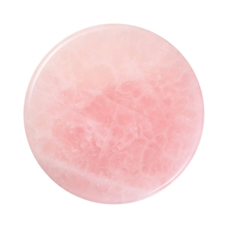 Beaupretty 1 Pc Eyelash Jade Stones Eyelash Extension Glue Pallet Holder Round Pallet Pad Resin Nail Art Plate Palette M