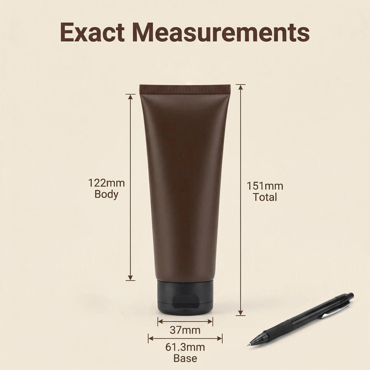 SYBL 6 Pack 338oz100ml Refillable Empty Plastic Squeeze Soft Tubes Bottle with Flip Cap Bottle Container for Cosmetic Cr