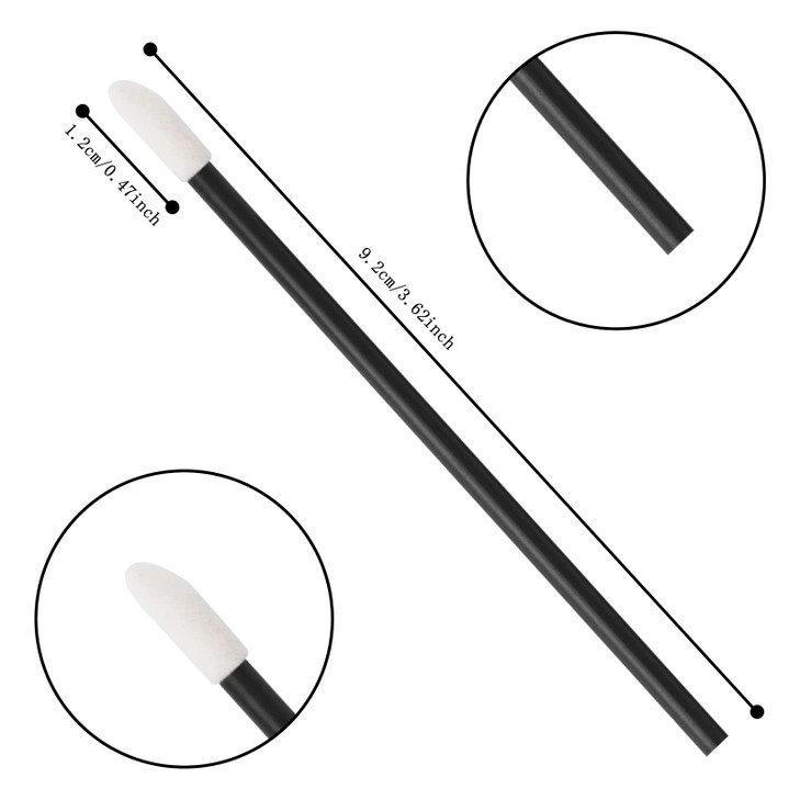 500PCS Lip Wands Applicators Disposable Vaincre Lip Brush Lipstick Lint Free Brush Makeup Gloss Wands Makeup Applicator