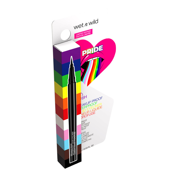 wet n wild Pride Breakup Proof Waterproof Liquid Eyeliner Pen SmudgeProof FlakeProof Rich Black Pigment UltraFine Precis