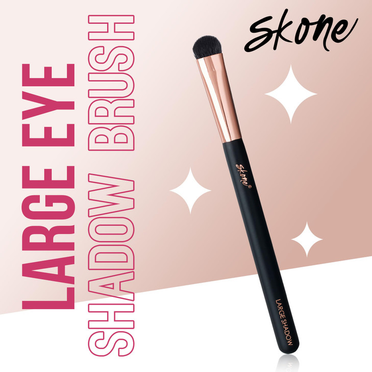Skone Cosmetics Professional Grade Makeup Brush Eye Shadow Eyebrows Primer Smudger Nylon Brush Large Shadow Brush