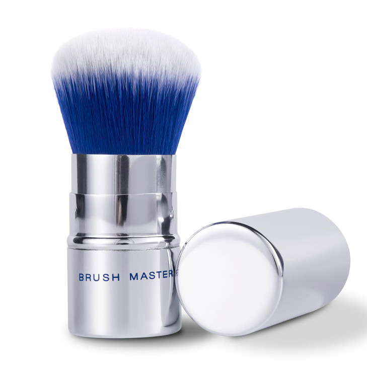 Brush Master Retractable Kabuki Makeup Brush Travel Powder Brush for Foundation Blush Bronzer Concealer Portable Brush w