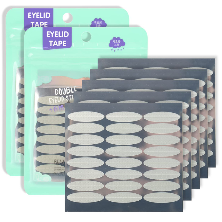 656PCS328Pairs Invisible Onesided Sticky Double Eyelid Strips Eyelid Tape Stickers Perfect for Single Hooded Droopy Unev