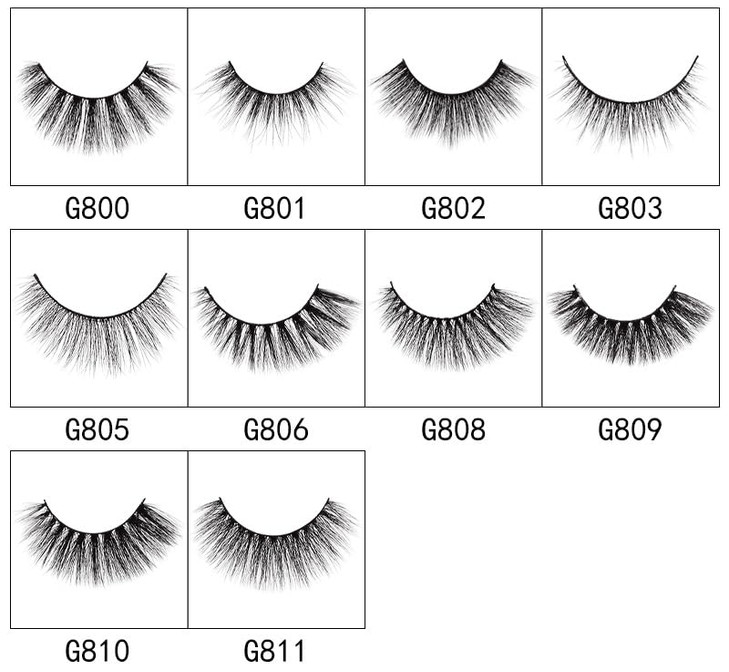 Vayator 10 PairsSet 3D Mink Lashes Natural False Eyelashes Dramatic Volume Fake Lashes Makeup Eyelash Extension Silk Eye