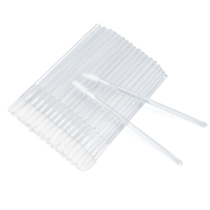 G2PLUS 200PCS Lip Gloss Applicators Transparent Disposable Lip Brushes Lipstick Gloss Wands Applicator Perfect Makeup To
