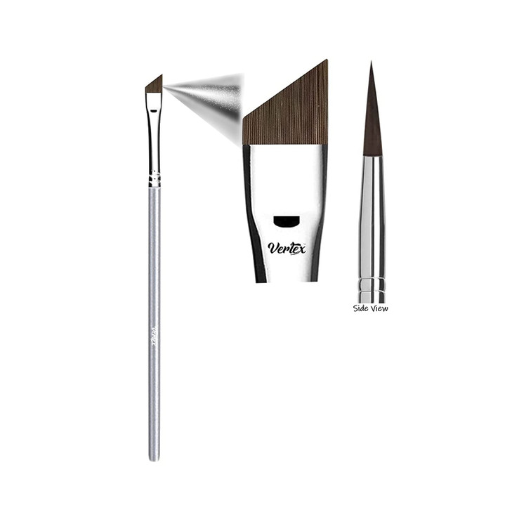 Angled Eyeliner Brush Slanted Small Thin Winged Liner For Clean Lines To Apply Smooth Liquid Gel Liner For A Fine Wing A