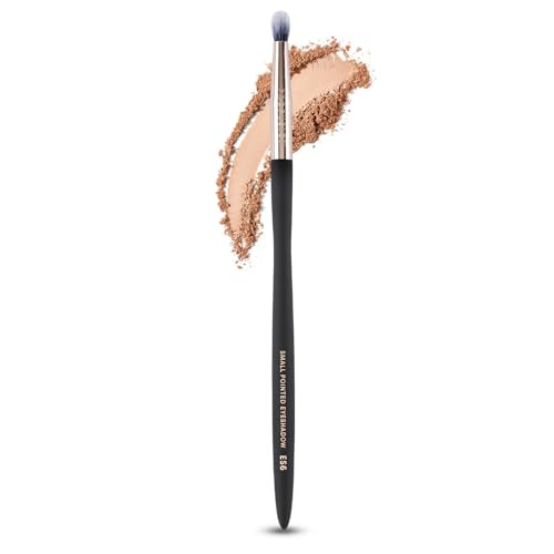 Profusion Cosmetics Small Pointed Eyeshadow Brush Soft Synthetic Bristles for Detailed Application Flawless Blending Com