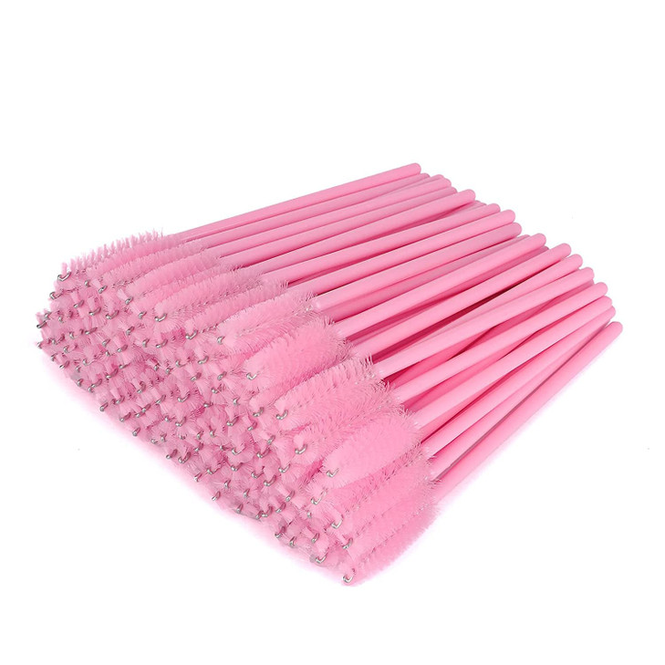 G2PLUS 300PCS Disposable Eyelash Brushes Adjustable Mascara Wands Makeup Applicator Kits Lash Spoolies Brushes for Eyela