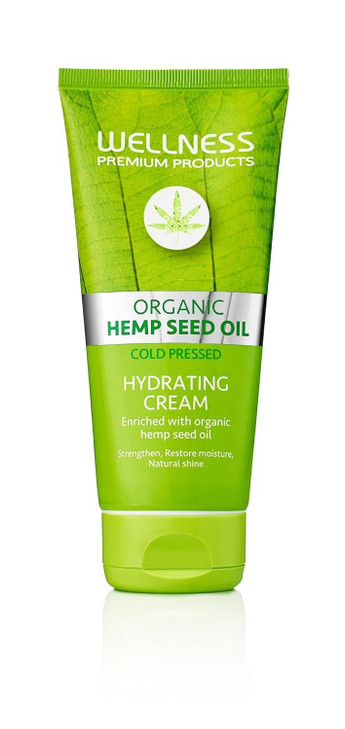 Wellness Premium Products Intensive Hydrating Cream HempInfused Hair Styler Moisturizer for All Hair Types Tames Frizz A