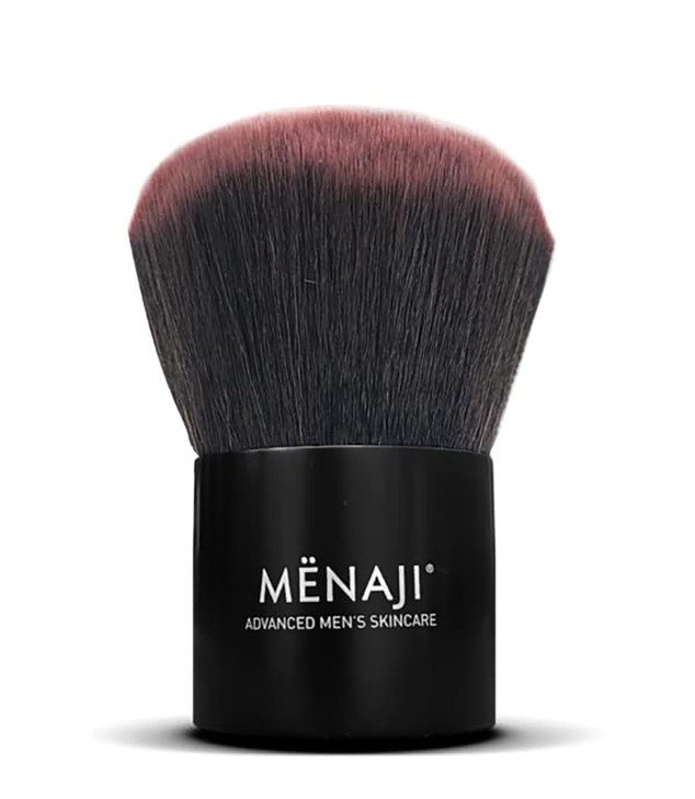 MENAJI Deluxe Kabuki Brush for Men Professional Makeup Foundation Brush for Powder Liquid Cream TravelFriendly makeup Br