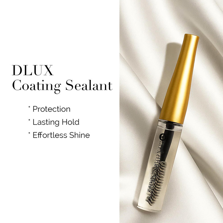 Dlux Professional Lash Sealant for Eyelash Extensions Lash Sealer For Cluster Lashes DIY Lash Extension Coating Long Las