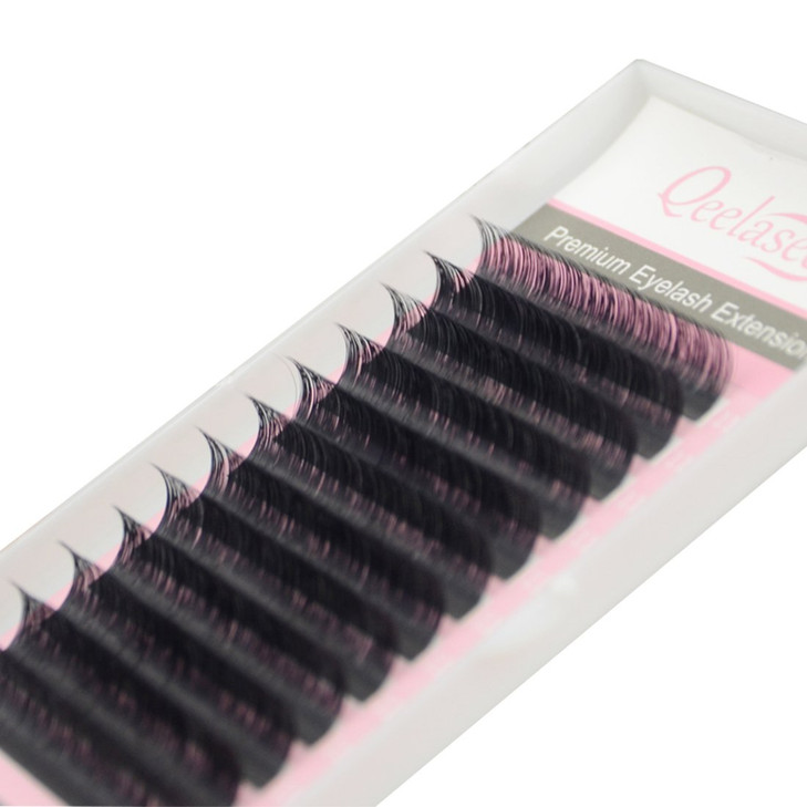 Faux Mink Silk Eyelash Extensions 00 3mm C Curl 161718 mm SemiPermanent Individual Lashes Extension Professional Salon U