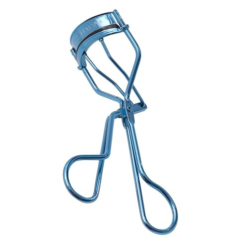 Tweezerman Classic Eyelash Curler Bell Bottom Blue Lash Curler for All Eye Shapes