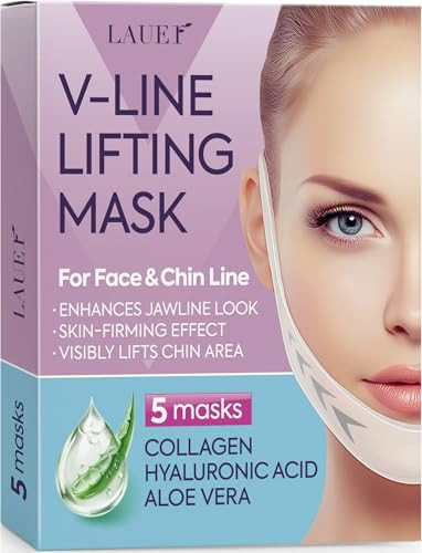 V Shaped Contouring Face Mask Line Shaping Lifting Belt Neck Reduction Jawline Lift Tape Enhancer Firming Chin Up Collag