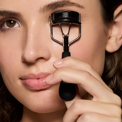 elf Pro Eyelash Curler Strong Contoured EyeOpening Voluminous Lashes Includes Additional Rubber Replacement Pad Silver