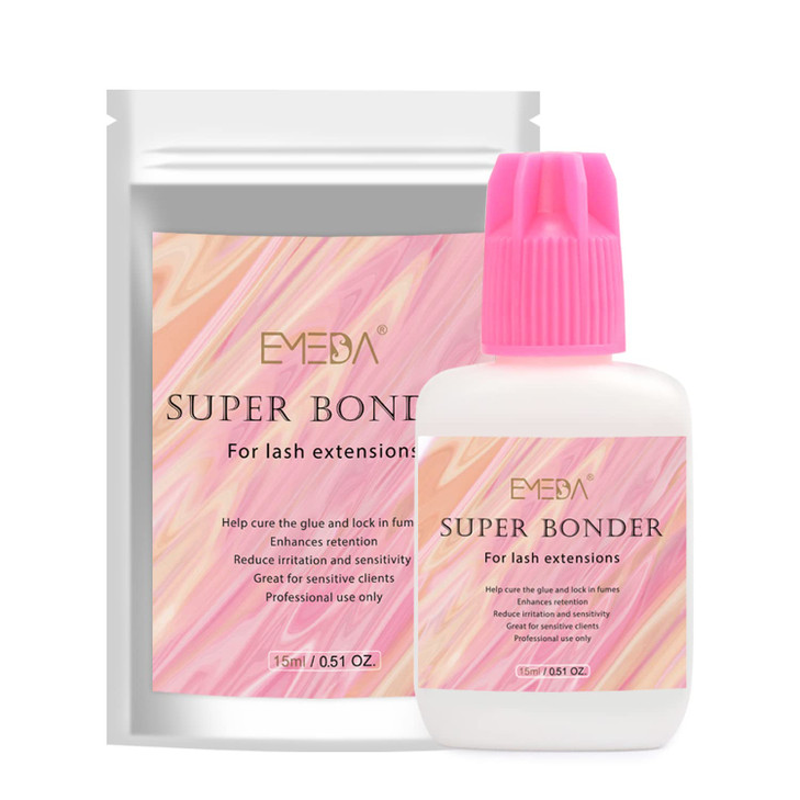 EMEDA Lash Bonder for Eyelash Extensions Not Adhesive Glue Accelerator for lash Extensions Sealer Adhesive Speed up Dryi