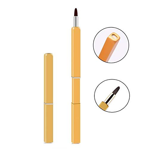 Exquisite Professional Lip Brush ApplicatorsRetractable Lipstick Brushes Lipstick Gloss Makeup Brush Tool For Women and