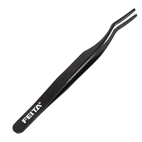 False Eyelash Applicator FEITA Professional Curved Eyelashes Extension Tweezer for Easy Lashes Application and Removal B