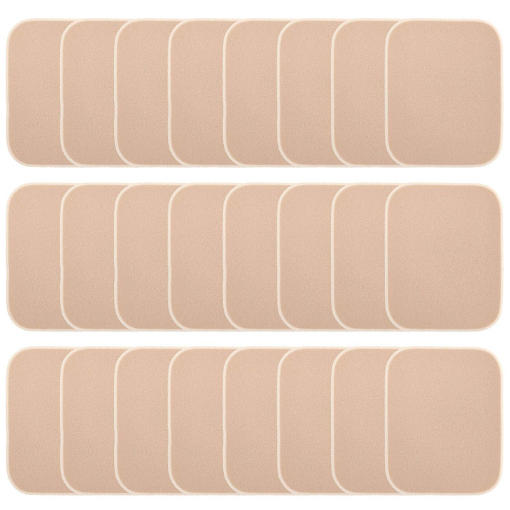 25 Pcs Womens Square Soft Makeup Beauty Eye Face Foundation Blender Facial Smooth Powder Puff Cosmetics Blush Applicator
