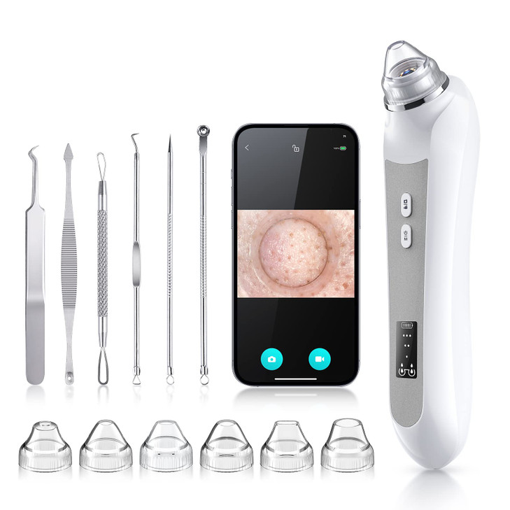 Blackhead Remover Vacuum Black Head Remover for Face with Camera Pore Vacuum for Men and Women USB Interface Type Blackh