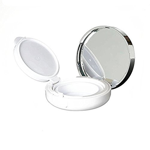 Onwon 15g 05oz Empty Luxurious White Silver Edge Portable Air Cushion Puff Box BB Cream Container Dressing Case with Pow