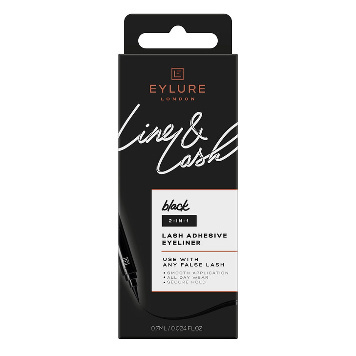 Eylure Line Lash 2in1 Adhesive Eyeliner Black
