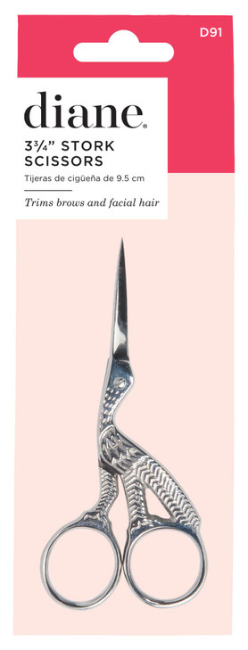 Diane Stork Scissors for Eyebrows Silver 375