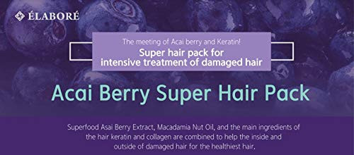 Elabore Acai Berry Super Hair Pack 3380floz 1000ml