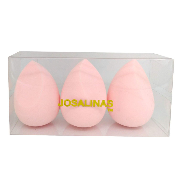 JOSALINAS Makeup Blenders Sponges 3 Pack for Foundations Powders Cream Blending Pink