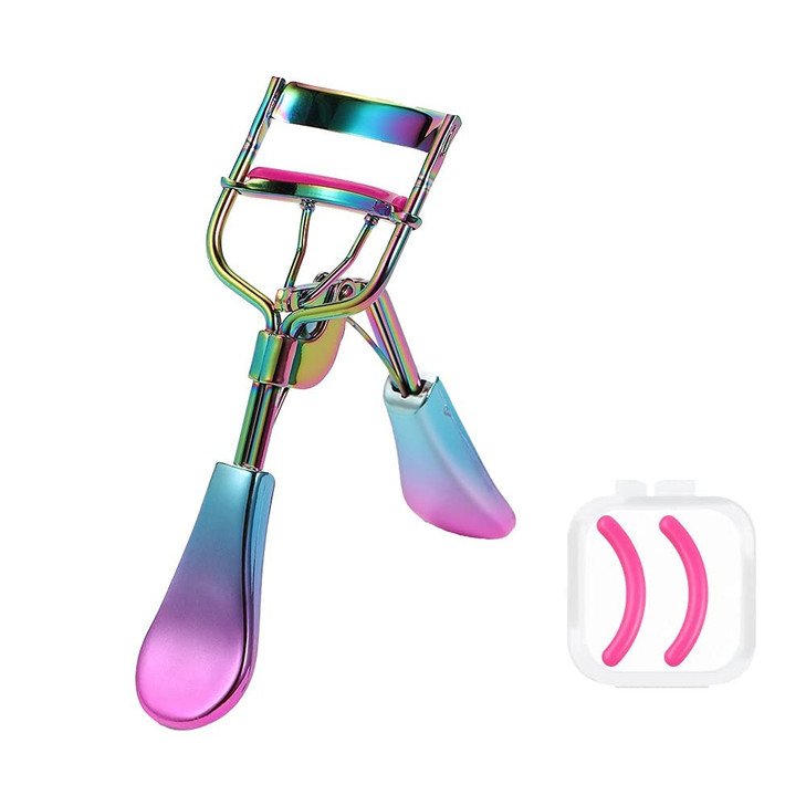SinPinEra Eyelash Curler with 2 Advanced Silicone Refill Pads Fits All Eye Shapes Start a Beautiful Story Now MultiColor