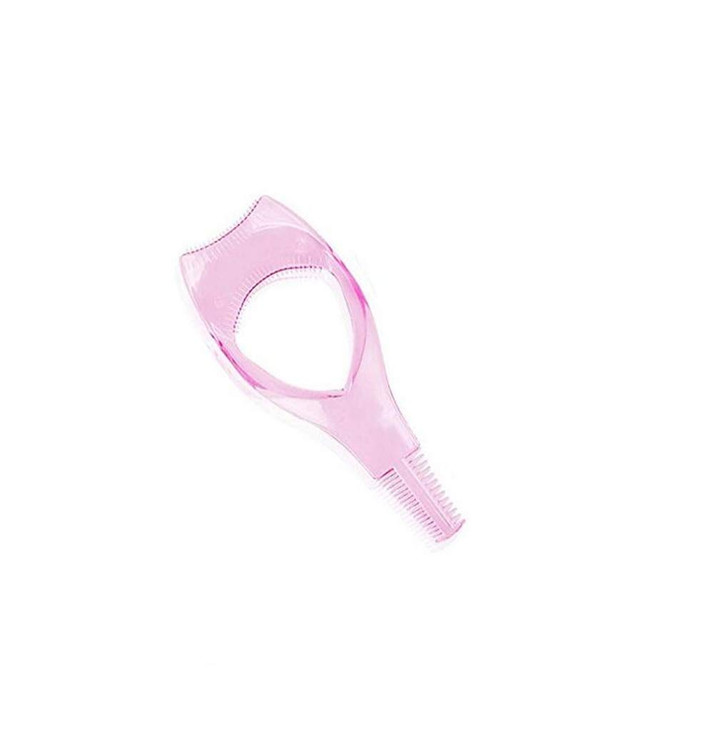 1Pcs Pink 1Pcs Blue Plastic Eyelashes Tools 3 in 1 Mascara Applicator Guard Eyelash Guide Eye Makeup Tool For Women Girl
