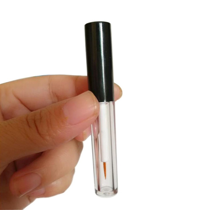 6PCS 2ML Empty Plastic Clear Eyeliner Packing Vial Bottle Jars Eyelash Extension Liquid Storage Holder Container Eyelash