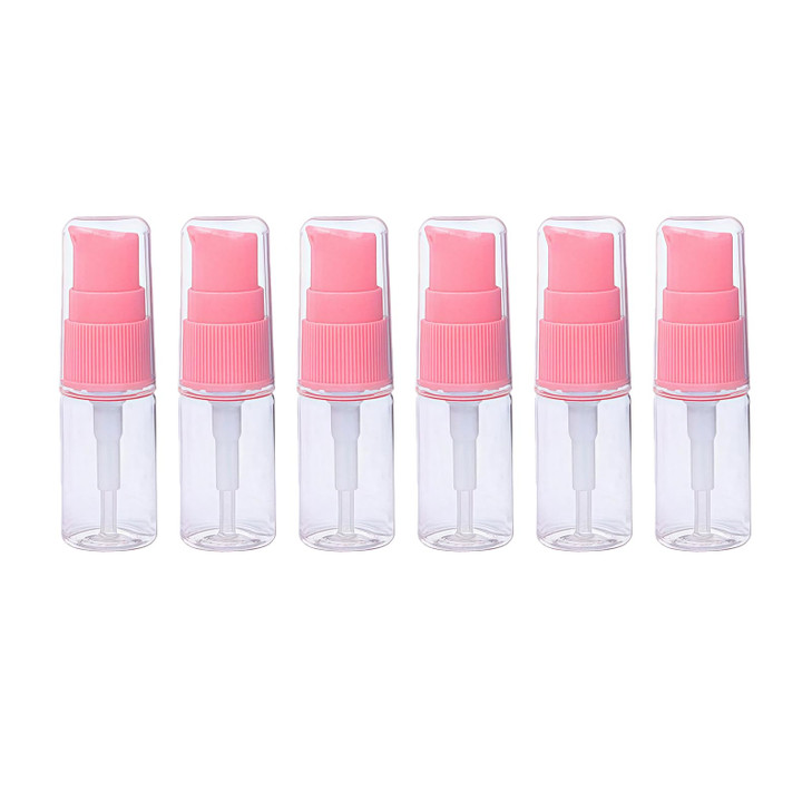 erioctry 10ML Portable Empty Refillable Bottle Cream Shampoo Lotion Treatment Pump Bottle with Cap Travel Bottles Toilet