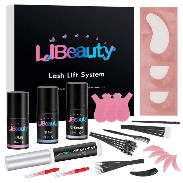 Libeauty Lash Lift Kit Eyelash Perm Kit Professional DIY Lifting Kit for Eyelashes Perming Curling for Eyelashes at Home
