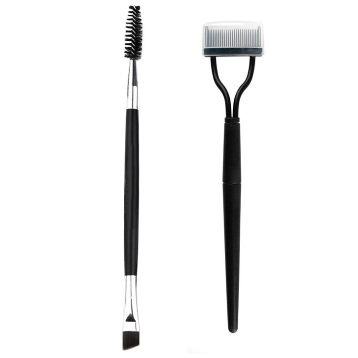BETURY Eyelash CombEyelashes Separator Curler Duo Eyebrow Brush and Spoolie Brush False Eyelashes Applicator Tool 2PCS