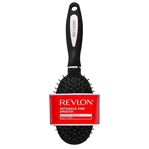 REVLON Detangle Smooth Black Cushion Hair Brush